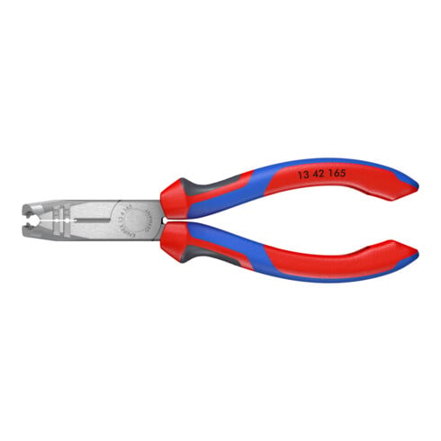 KNIPEX 13 42 165 Abmantelungszange mit Comfort-Griffen schwarz atramentiert 165 mm