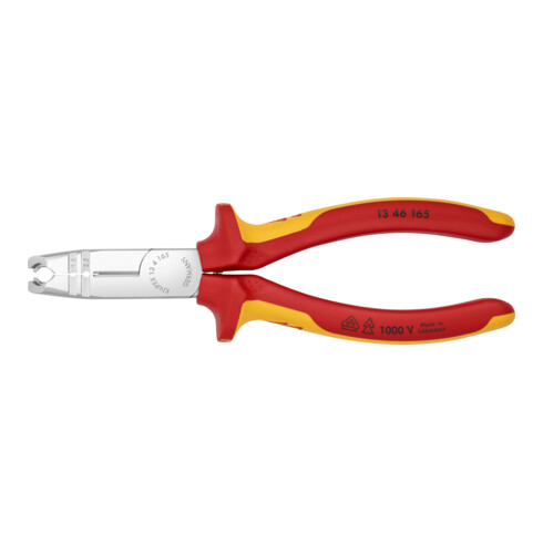 KNIPEX 13 46 165 ontmantelingstang verchroomd VDE 165 mm