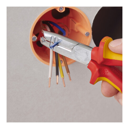 KNIPEX 13 46 165 ontmantelingstang verchroomd VDE 165 mm