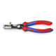 KNIPEX 13 62 180 StriX® Abisolierzangen mit Kabelschere mit Comfort-Griffen schwarz atramentiert 180 mm-1