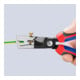 KNIPEX 13 62 180 StriX® Abisolierzangen mit Kabelschere mit Comfort-Griffen schwarz atramentiert 180 mm