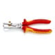 KNIPEX 13 66 180 StriX® afstriptangen met kabelschaar verchroomd VDE 180 mm-1