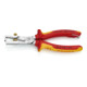 KNIPEX Spelafili con cesoia per cavi StriX® 13 66 180 T cromata, VDE 180mm-1
