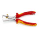 KNIPEX 13 66 180 T StriX® afstriptangen met kabelschaar verchroomd VDE 180 mm