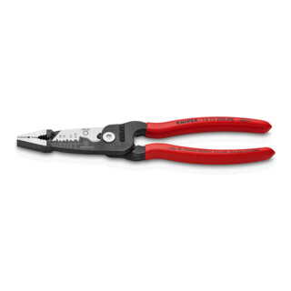 KNIPEX 13 71 200 ME Multifunctionele elektriciens tang, kunststof gecoat, zwart, 200 mm