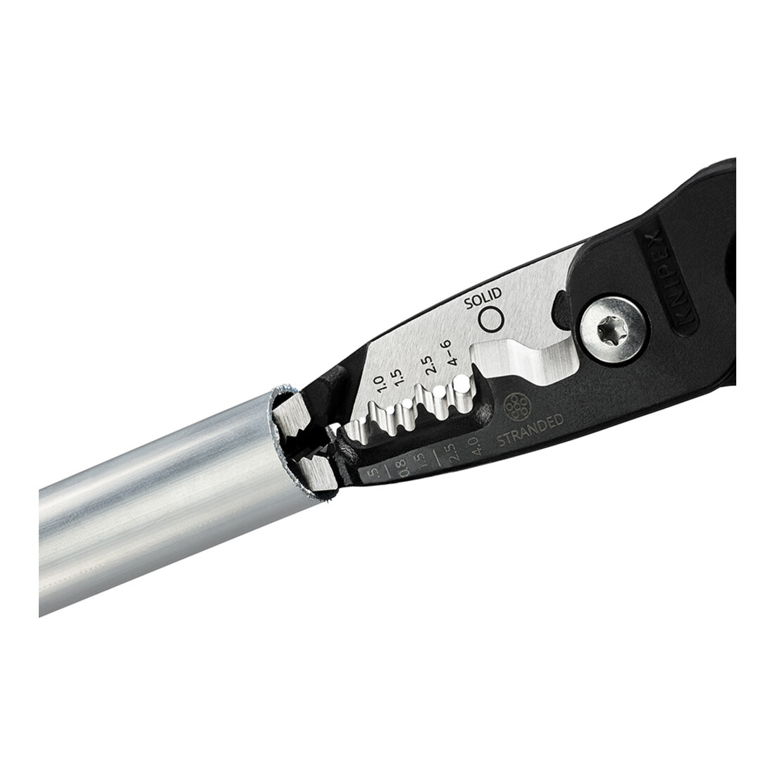 KNIPEX 13 71 200 ME Multifunktions-Elektrikerzange metrisches Modell mit Kunststoff überzogen schwarz atramentiert 200 mm