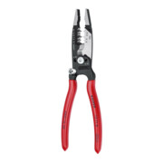 KNIPEX 13 71 8 WireStripper Multifunktions-Elektrikerzangen amerikanisches Modell mit Kunststoff überzogen schwarz atramentiert 200 mm-4