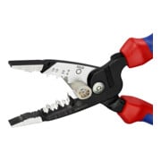 KNIPEX 13 72 200 ME Multifunktions-Elektrikerzange metrisches Modell mit Mehrkomponenten-Hüllen schwarz atramentiert 200 mm-4