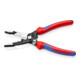 KNIPEX 13 72 8 WireStripper Multifunktions-Elektrikerzangen amerikanisches Modell mit Mehrkomponenten-Hüllen schwarz atramentiert 200 mm-2