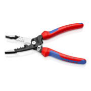 KNIPEX 13 72 8 WireStripper Multifunktions-Elektrikerzangen amerikanisches Modell mit Mehrkomponenten-Hüllen schwarz atramentiert 200 mm-2