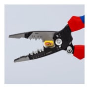 KNIPEX 13 72 8 WireStripper Multifunktions-Elektrikerzangen amerikanisches Modell mit Mehrkomponenten-Hüllen schwarz atramentiert 200 mm-4