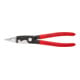 KNIPEX 13 81 200 Elektro-Installationszange mit Kunststoff überzogen schwarz atramentiert 200 mm-1