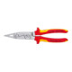 KNIPEX 13 86 200 Elektro-Installationszange isoliert mit Mehrkomponenten-Hüllen, VDE-geprüft verchromt 200 mm