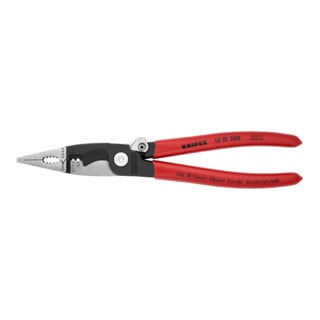 KNIPEX 13 91 200 Elektro installatietang zwart geatramenteerd 200 mm