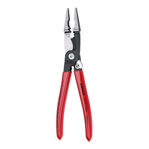 KNIPEX 13 91 200 Elektro installatietang zwart geatramenteerd 200 mm