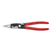KNIPEX 13 91 200 Elektro-Installationszange mit Kunststoff überzogen schwarz atramentiert 200 mm