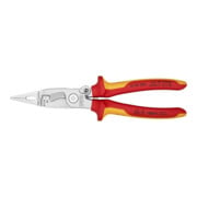 KNIPEX 13 96 200 Elektro installatietang verchroomd VDE 200 mm