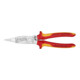 KNIPEX 13 96 200 Elektro-Installationszange isoliert mit Mehrkomponenten-Hüllen, VDE-geprüft verchromt 200 mm-1