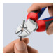 KNIPEX 14 25 160 Abisolier-Seitenschneider mit Comfort-Griffen verchromt 160 mm