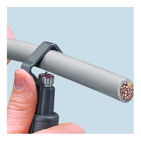 KNIPEX 16 30 145 SB Abmantelungswerkzeug für Wendelschnitt 150 mm