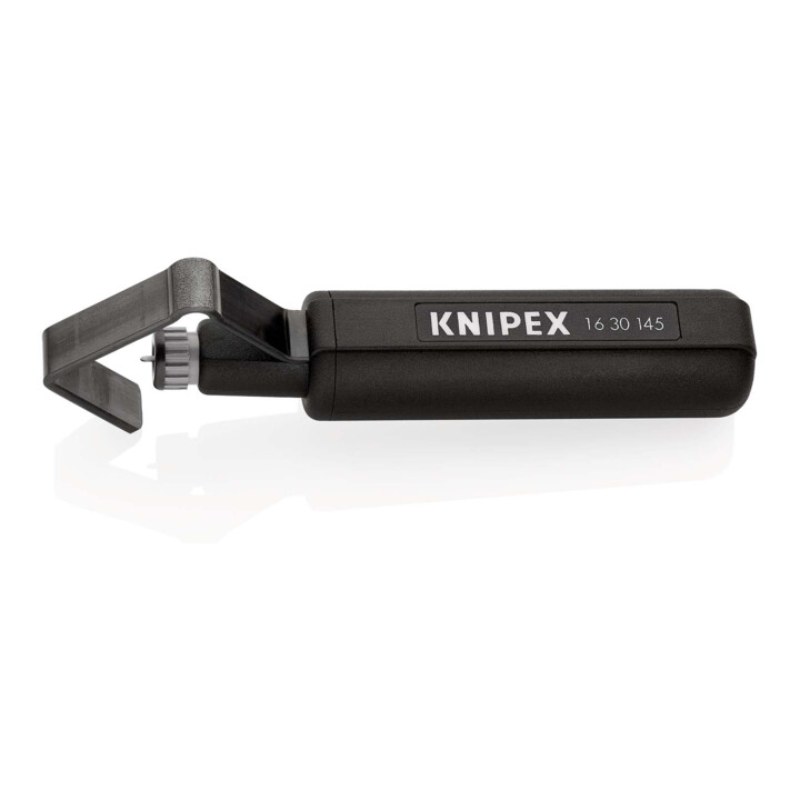 KNIPEX 16 30 145 SB Abmantelungswerkzeug für Wendelschnitt schlagfestes Kunststoffgehäuse 150 mm
