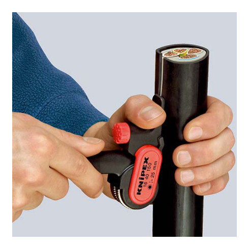 KNIPEX 16 40 150 Abmantelungswerkzeug glasfaserverstärktes Polyamid 150 mm