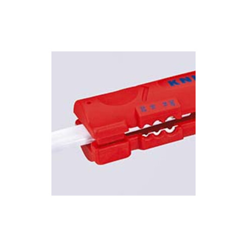 KNIPEX 16 64 125 SB Afstriptang voor platte en ronde kabels 125 mm
