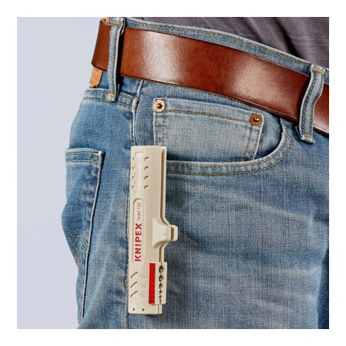 KNIPEX 16 65 125 SB Abmantelungswerkzeug für Datenkabel  125 mm