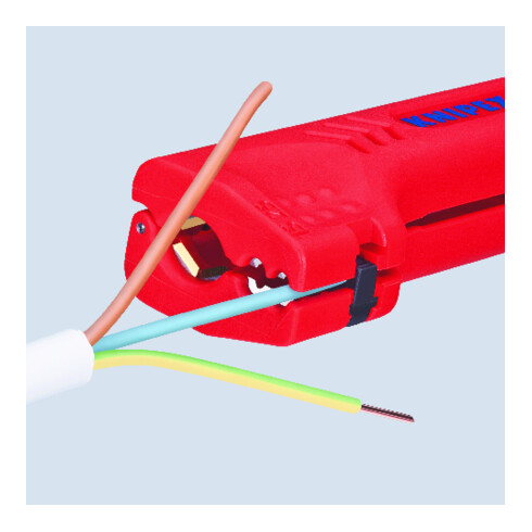 KNIPEX 16 90 130 SB Universeel stripgereedschap voor bouw- en industriële kabels 130 mm
