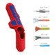 KNIPEX 16 95 01 SB ErgoStrip® Universal-Abmantelungswerkzeug für Rechtshänder 135 mm
