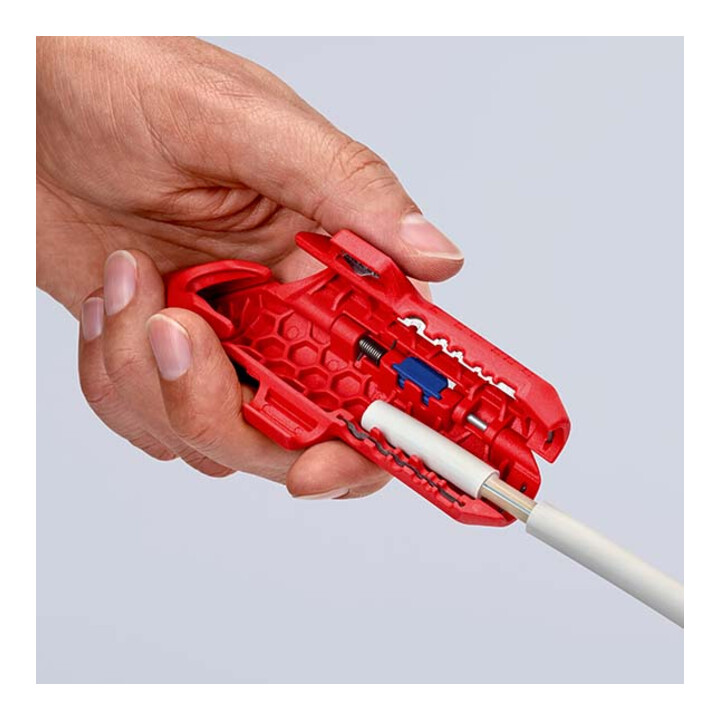 KNIPEX 16 95 02 SB ErgoStrip® Universal-Abmantelungswerkzeug für Linkshänder 135 mm