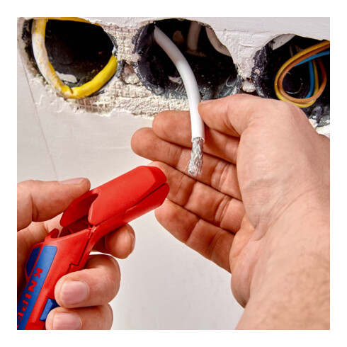 KNIPEX 16 95 02 SB ErgoStrip® Universal-Abmantelungswerkzeug für Linkshänder 135 mm