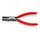 KNIPEX 20 01 140 Flachzange mit Kunststoff überzogen schwarz atramentiert 140 mm