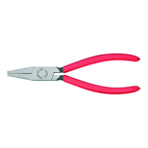 Knipex Flachzange poliert mit Kunststoff-Griff L.125mm