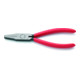 KNIPEX Pinza a becchi piatti lucida con manico in plastica L=125mm-1