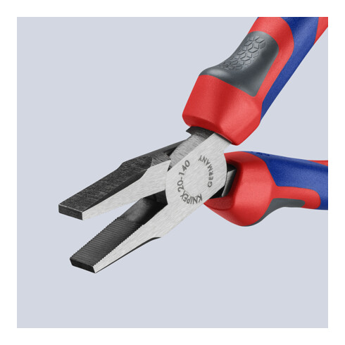 KNIPEX 20 02 140 platbektang zwart geatramenteerd 140 mm