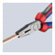KNIPEX 20 02 160 Flachzange mit Comfort-Griffen schwarz atramentiert 160 mm