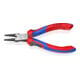 KNIPEX 22 02 160 Rundzange mit Comfort-Griffen schwarz atramentiert 160 mm
