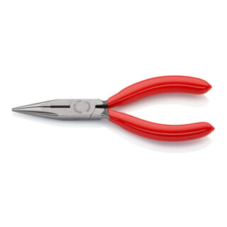 KNIPEX 25 01 140 platte rondbektang en snijkant (radiotang) zwart geatramenteerd 140 mm