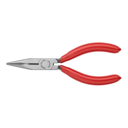 KNIPEX 25 01 140 platte rondbektang en snijkant (radiotang) zwart geatramenteerd 140 mm