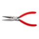 KNIPEX 25 01 160 Pince à bec plat avec tranchant (pince radio) noir atramenté 160 mm-3