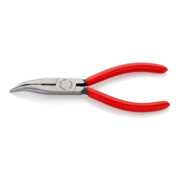 KNIPEX 25 21 160 Platte rondbektang met snijkant (Radio Tang) zwart geatramenteerd 160 mm