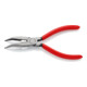 KNIPEX 25 21 160 Platte rondbektang met snijkant (Radio Tang) zwart geatramenteerd 160 mm