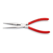KNIPEX 26 13 200 Flachrundzange mit Schneide (Storchschnabelzange) mit Kunststoff überzogen verchromt 200 mm-2