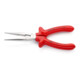 KNIPEX 26 17 200 Flachrundzange mit Schneide (Storchschnabelzange) tauchisoliert, VDE-geprüft verchromt 200 mm-3