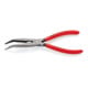 KNIPEX 26 21 200 Platte rondbektang met snijkant (Ooievaarsbektang) zwart geatramenteerd 200 mm-2