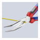 KNIPEX 26 25 200 Flachrundzange mit Schneide (Storchschnabelzange) mit Comfort-Griffen verchromt 200 mm-5