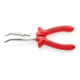 KNIPEX 26 27 200 Platte rondbektang met snijkant (ooievaarstang) verchroomd VDE 200 mm-3
