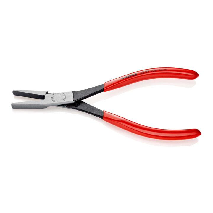 KNIPEX 28 01 200 Montierzange mit Kunststoff überzogen schwarz atramentiert 200 mm
