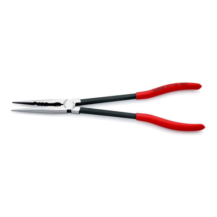 KNIPEX 28 71 280 Montierzange mit Querprofilen mit Kunststoff überzogen schwarz atramentiert 280 mm